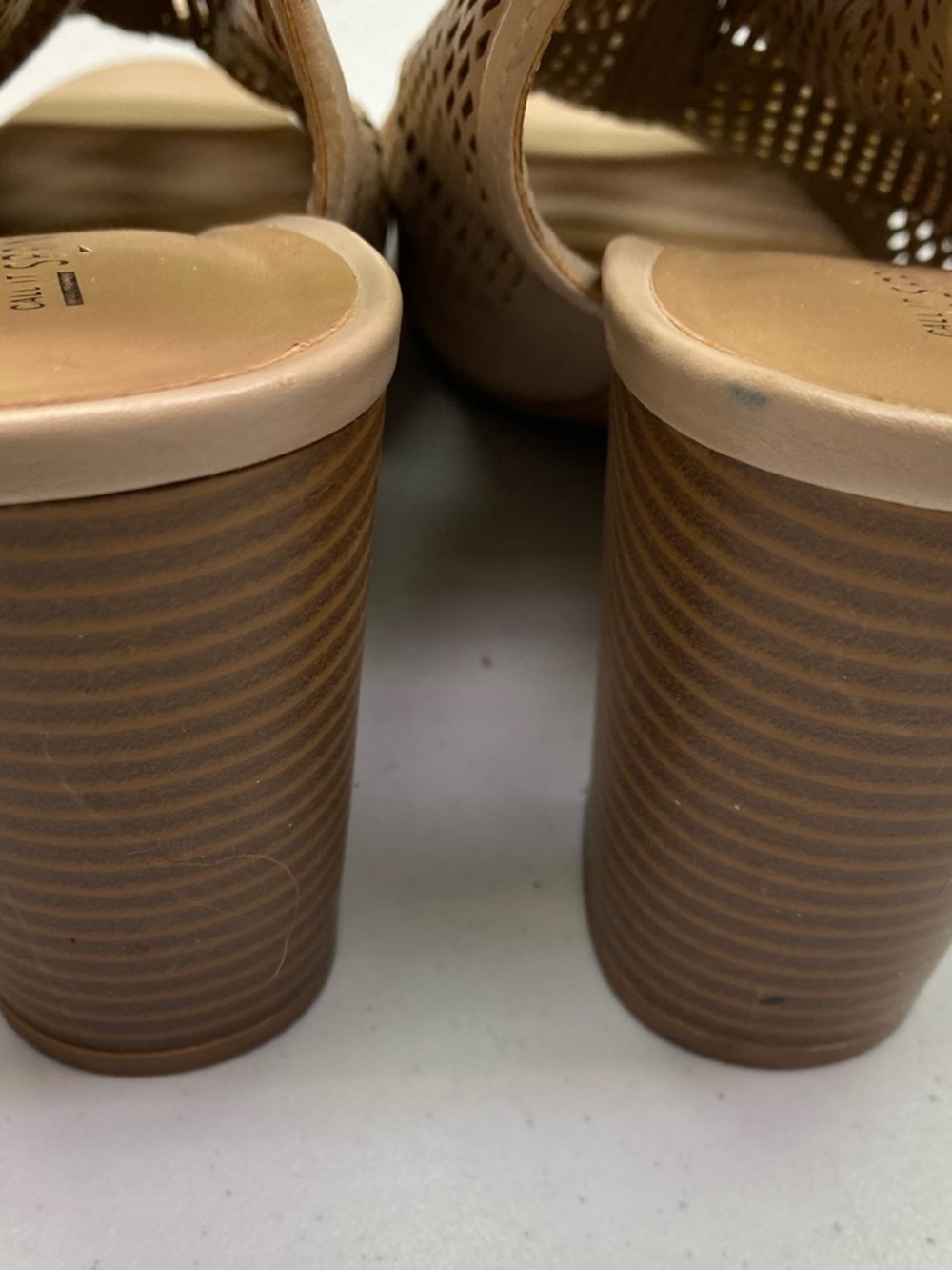 Call it Spring BEIGE Open Toes Heels, 10/41 Spring Sale - Picture 4 of 6